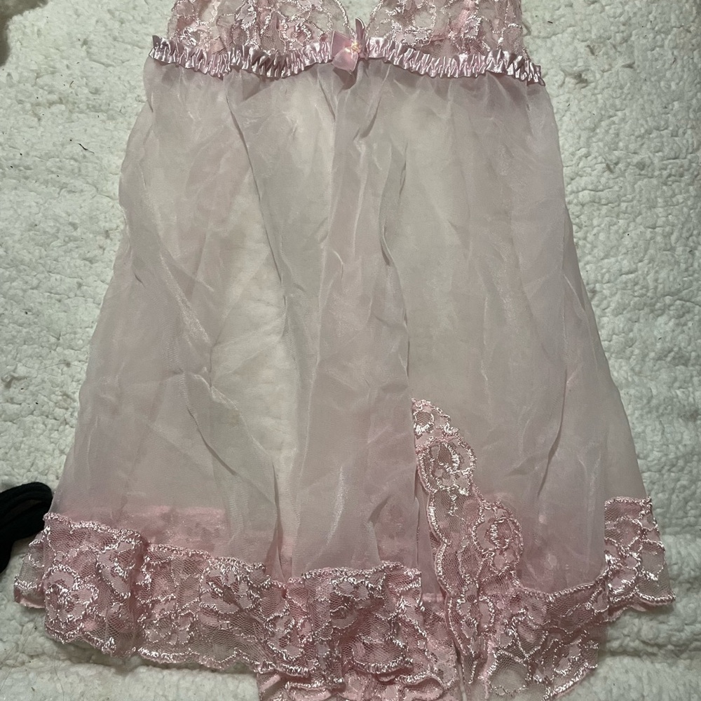 Frederick's of Hollywood Blush Sheer Lingerie